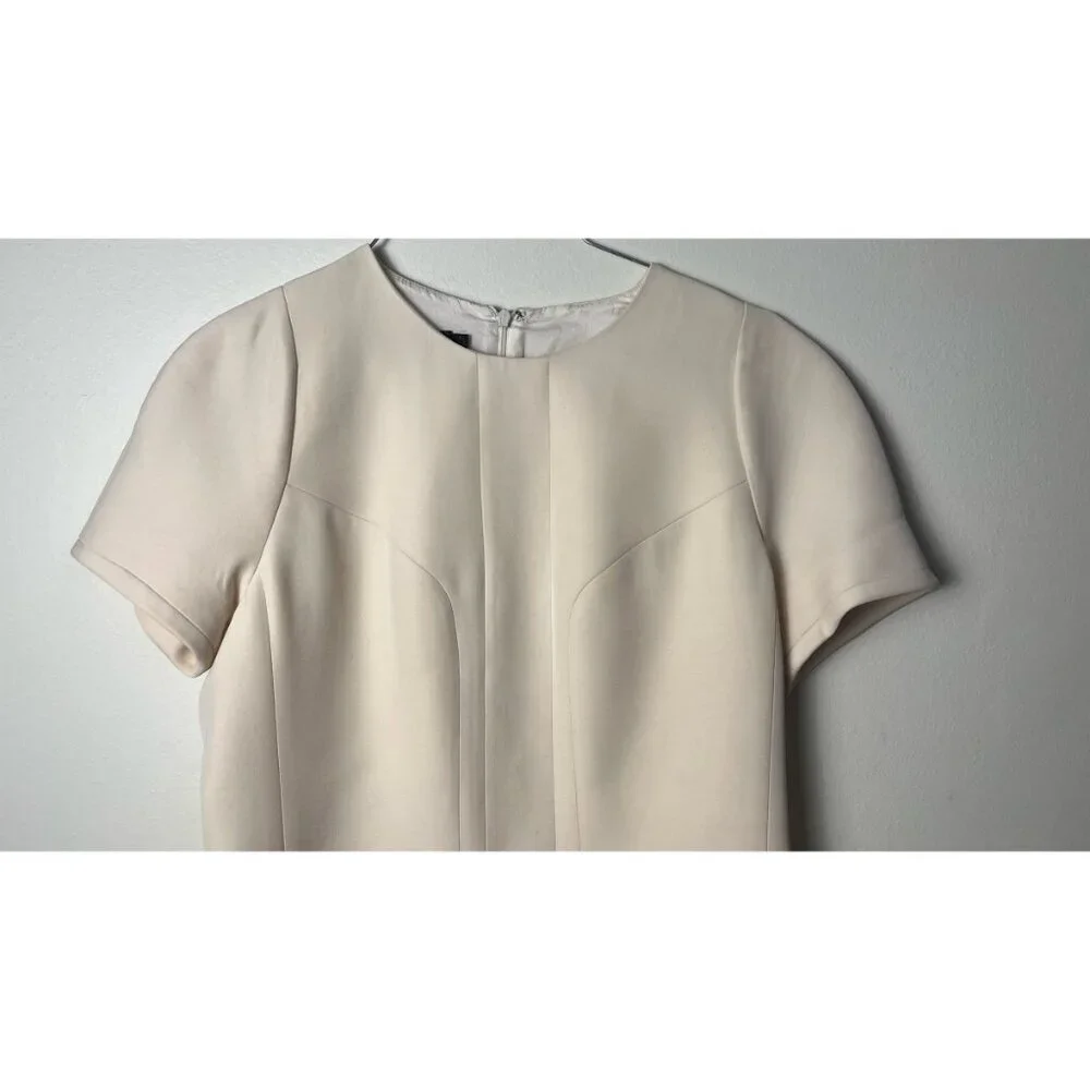 CALVIN KLEIN COLLECTION $1875  CONSTRUCTION TAILORED BLOUSE 4/6 - Picture 2 of 7